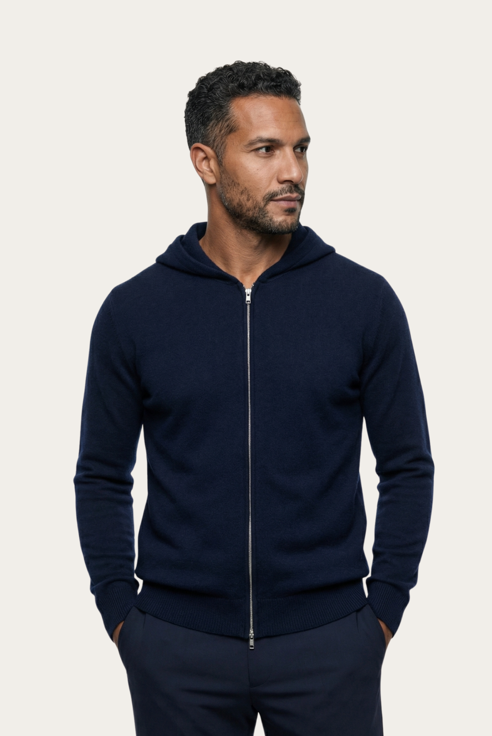 Navy Blue Premium Cashmere Vest