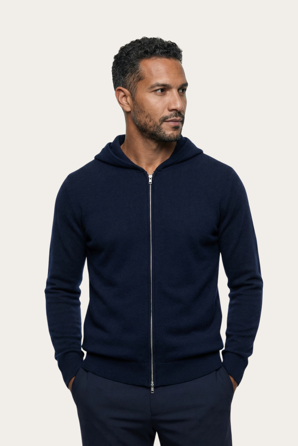Navy Blue Premium Cashmere Vest