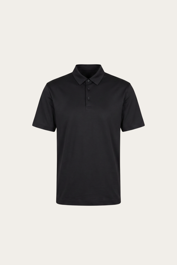 Schwarzes Imperial-Polohemd