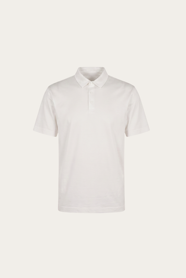 Weißes Imperial-Polohemd