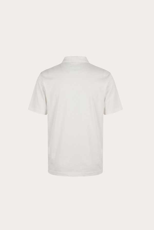 Weißes Imperial-Polohemd