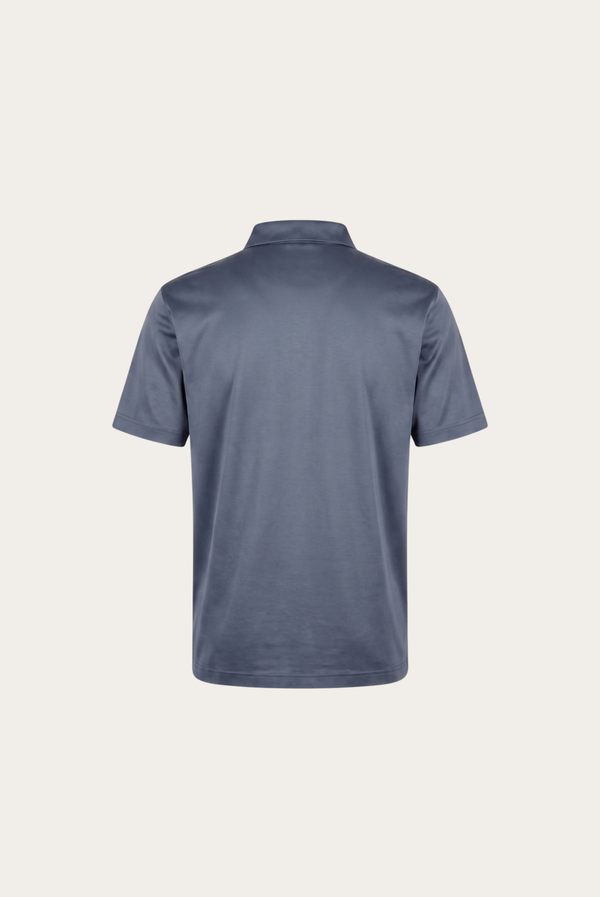 Blaues Imperial-Polohemd