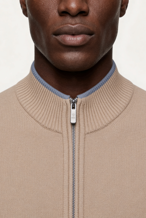 Beige Merino Nocturne Set