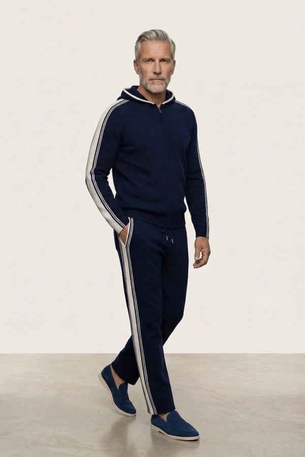 Navy Blue Merino Set