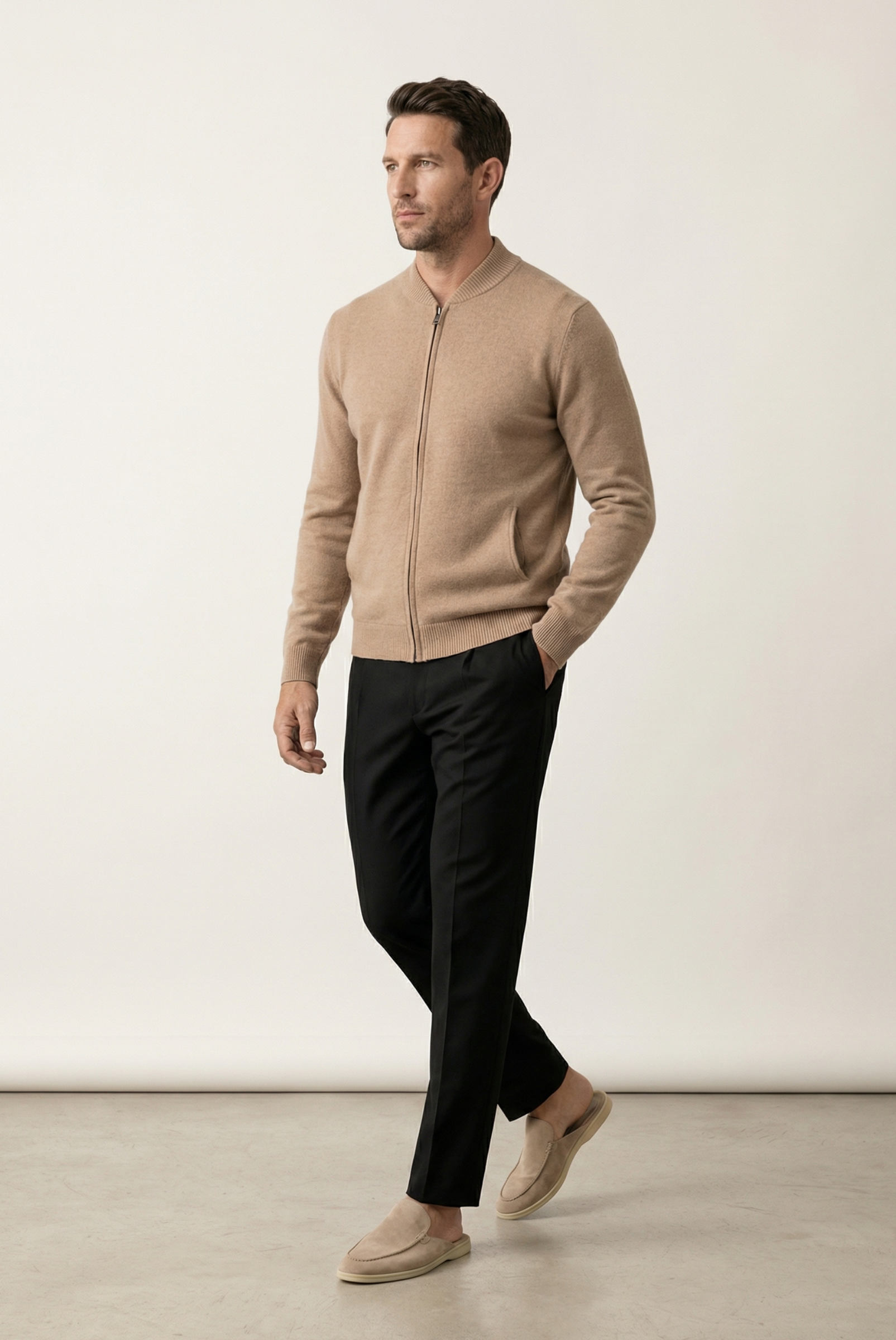 Camel Cashmere Jumper