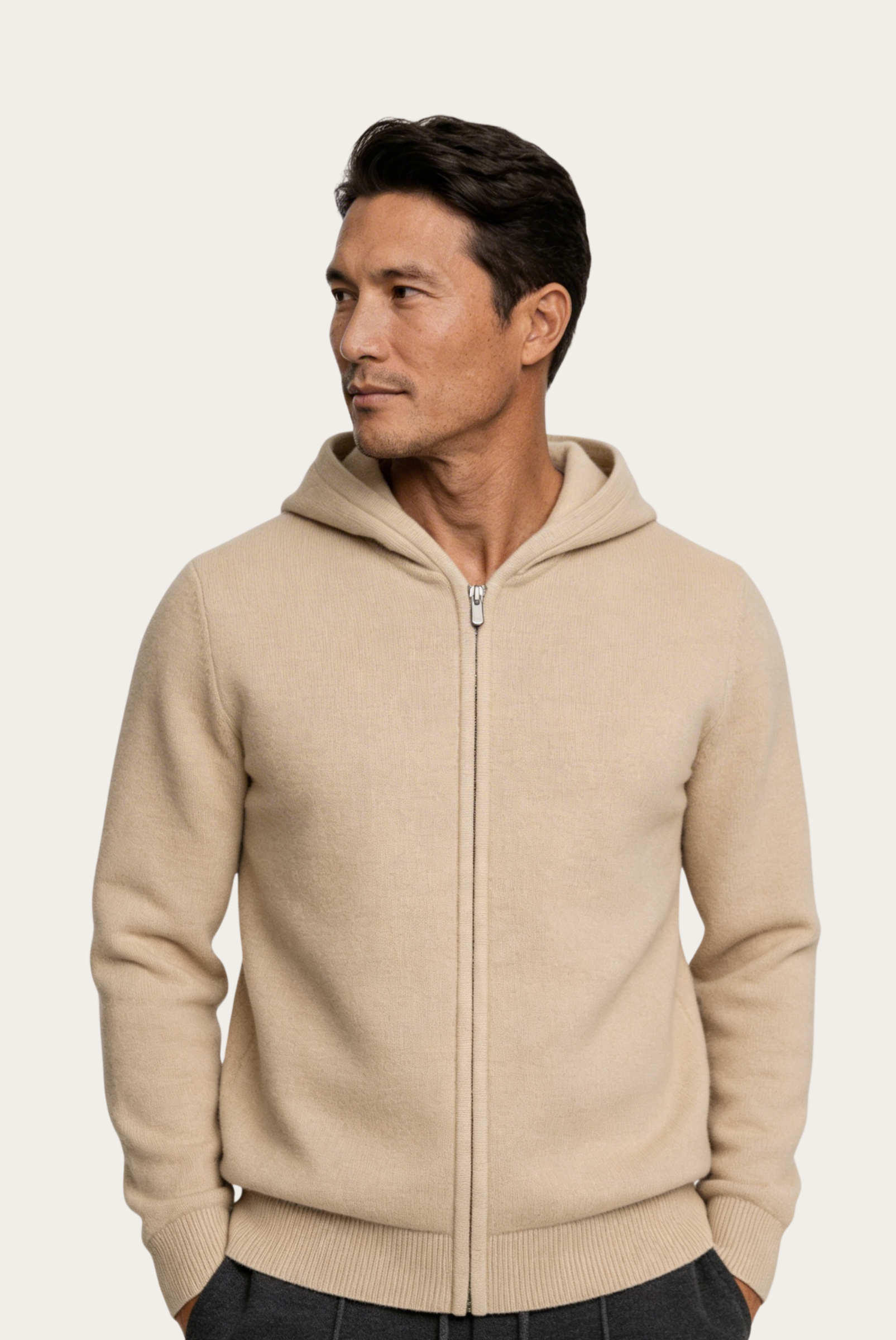 Sand Premium Cashmere Vest