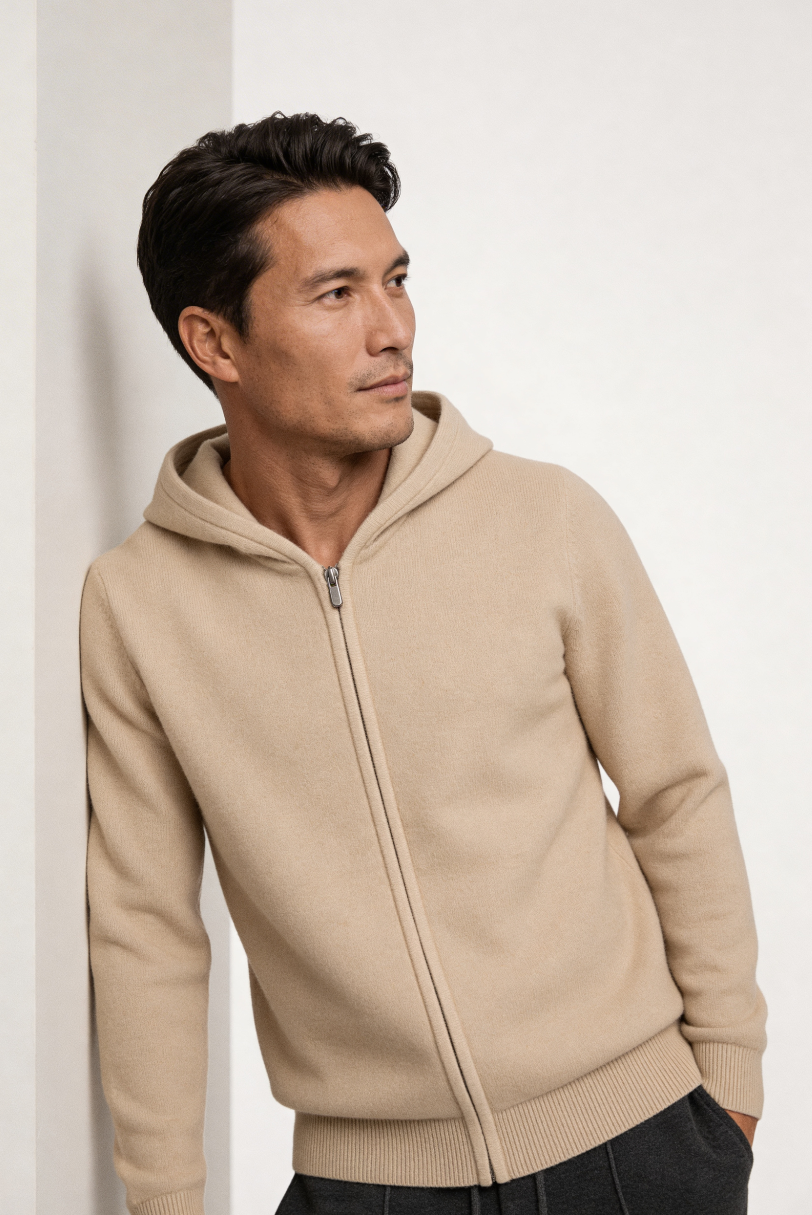 Sand Premium Cashmere Vest