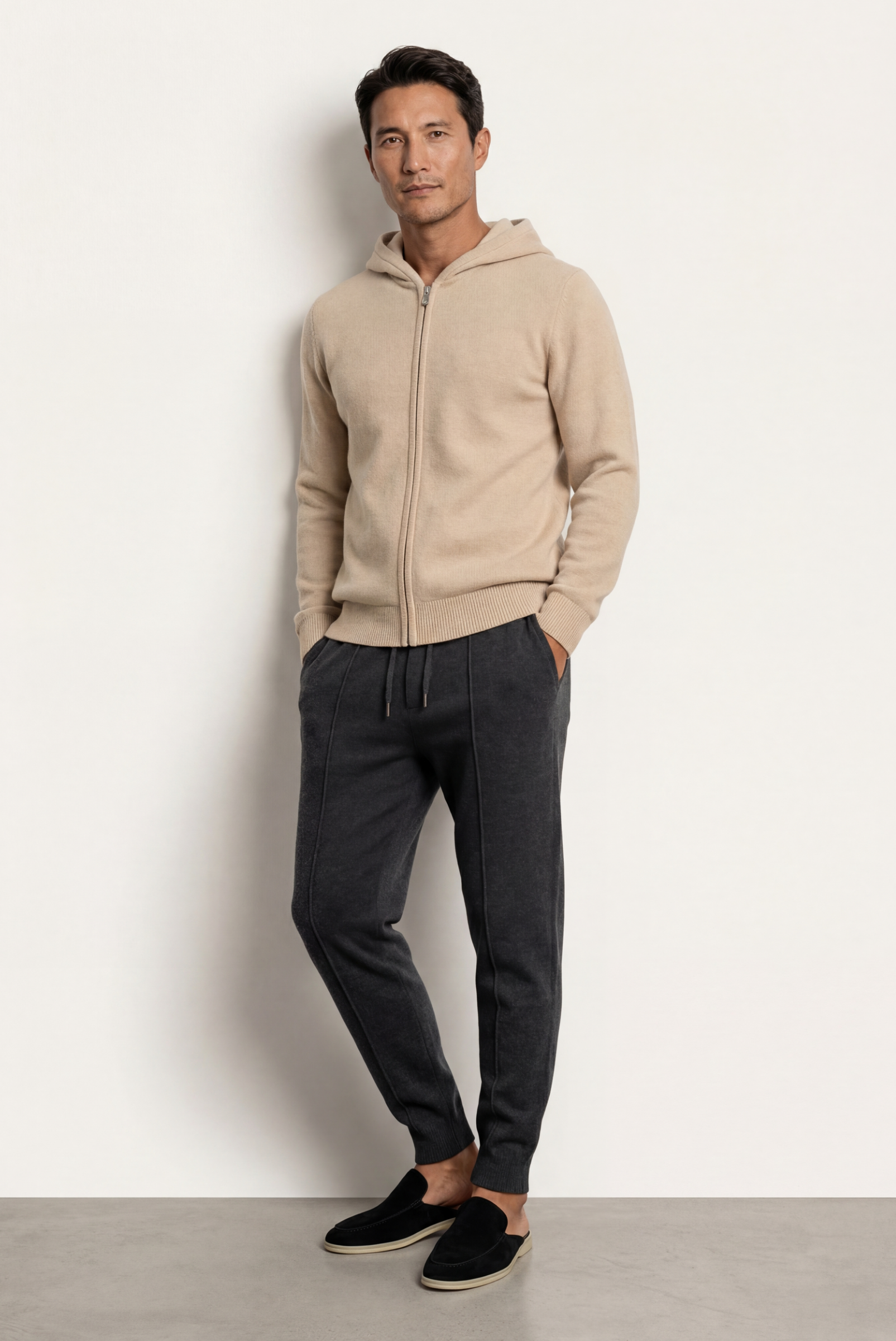 Sand Premium Cashmere Vest