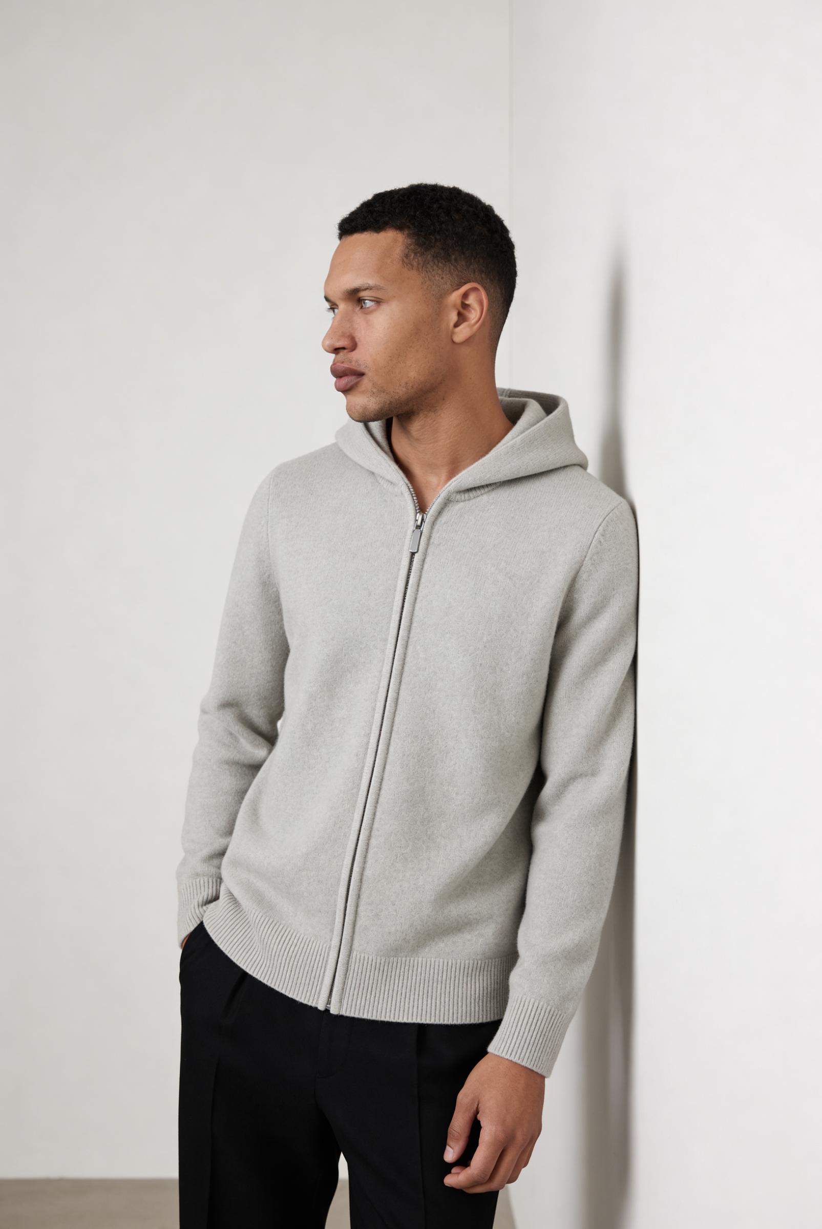 Light Grey Premium Cashmere Vest