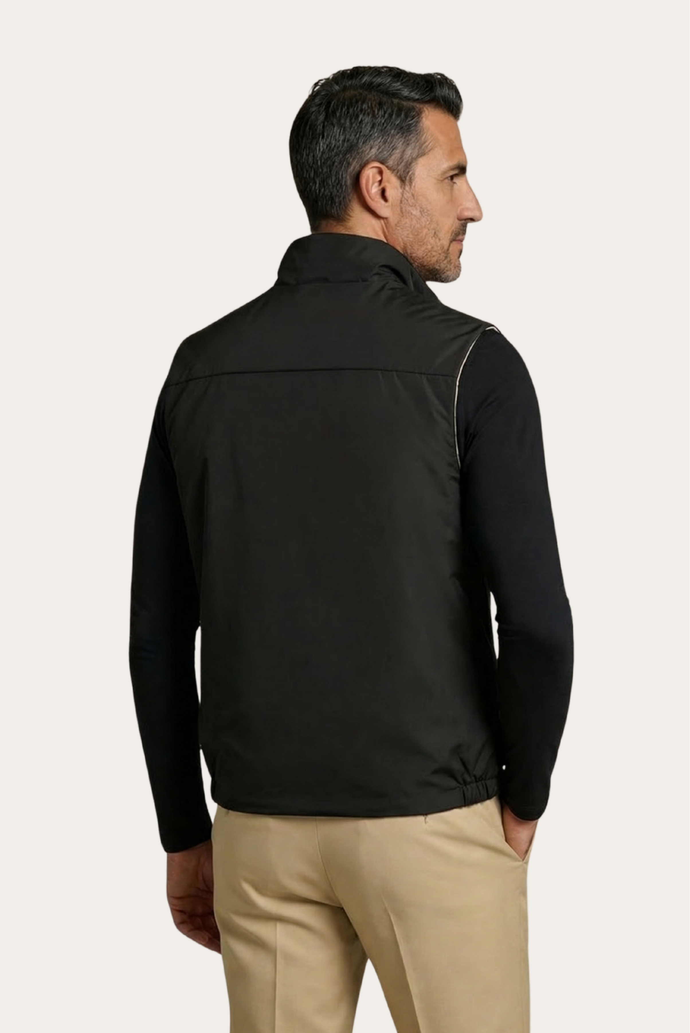 Black Engineered Gilet
