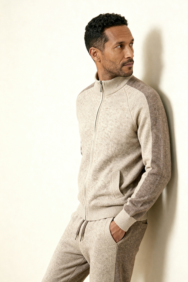 Beige Donati Cashmere Set