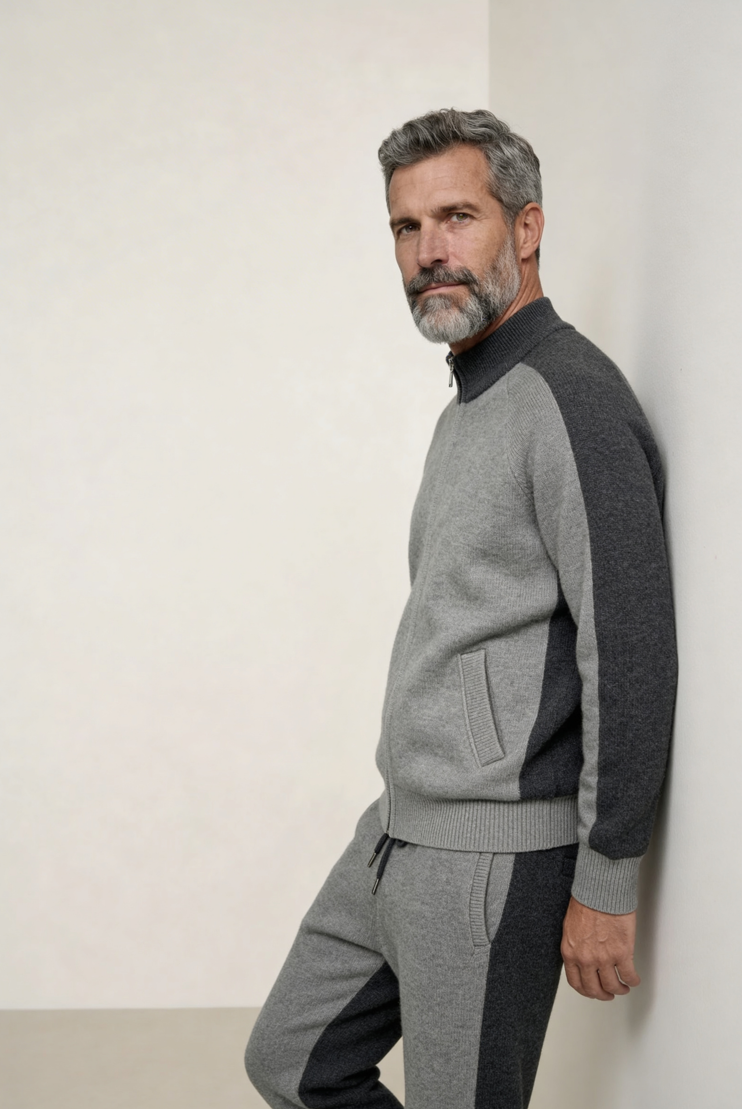 Grey Donati Cashmere Set